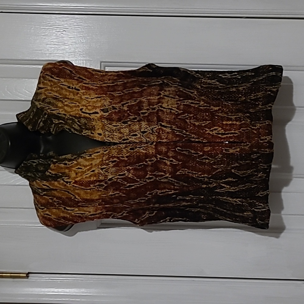 Candiss Cole Art-to-Wear Textural Handwoven 100% Silk Fiber Art Vest